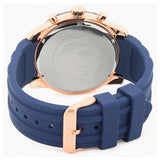 Guess Caliber Chronograph White Dial Blue Silicone Strap Watch for Men - W0864G5 Buy Now By Guess
