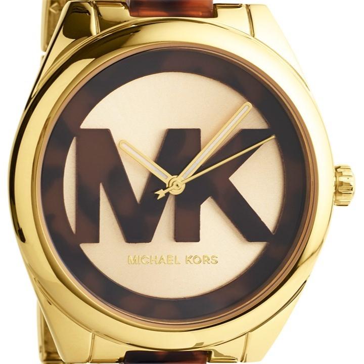 Michael Kors Janelle Three-Hand Gold Dial Two Tone Steel Strap Watch For Women - MK7136 Buy Now By Michael Kors