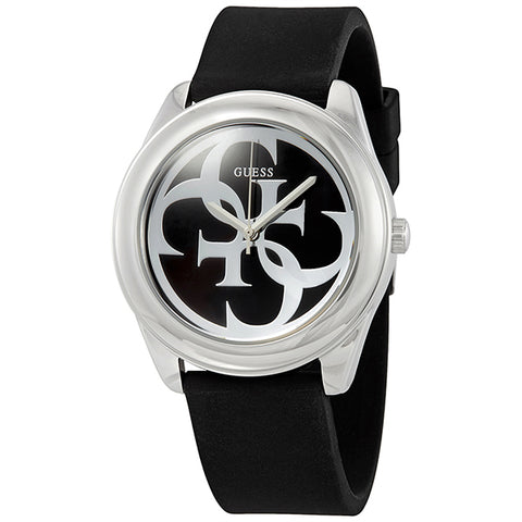 Guess G-Twist Quartz Black Dial Black Silicone Strap Watch For Men - W0911L8 Buy Now By Guess