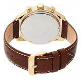 Guess Persuit Chronograph Blue Dial Brown Leather Strap Watch for Men - W0500G1 Buy Now By Guess