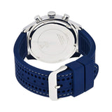 Guess Fleet Chronograph Black Dial Blue Rubber Strap Watch for Men - W0971G2 Buy Now By Guess