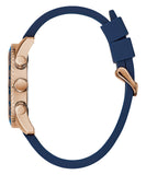 Guess Fleet Blue Dial Blue Rubber Strap Watch for Men - W0971G3 Buy Now By Guess