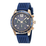 Guess Fleet Blue Dial Blue Rubber Strap Watch for Men - W0971G3 Buy Now By Guess