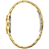 Guess Park Avenue Blue Dial Gold Steel Strap Watch For Women - W0695L2 Buy Now By Guess