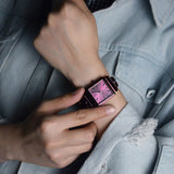 Guess Vanity Analog Purple Dial Purple Steel Strap Watch For Women - W1029L4 Buy Now By Guess