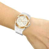 Guess Limelight White Dial White Rubber Strap Watch for Women - W1053L2 Buy Now By Guess