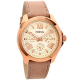 Fossil Cecile White Dial Beige Leather Strap Watch for Women - AM4532 Buy Now By Fossil