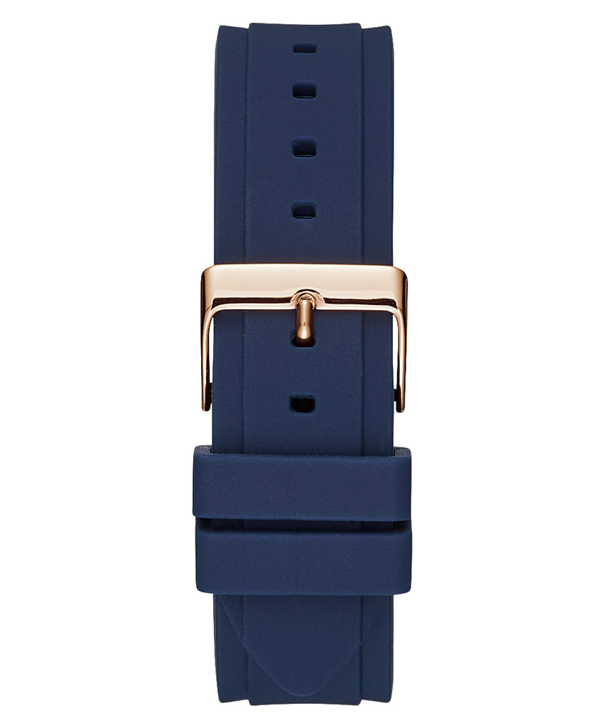 Guess Zena Blue Dial Blue Silicone Strap Watch For Women - W1094L2 Buy Now By Guess