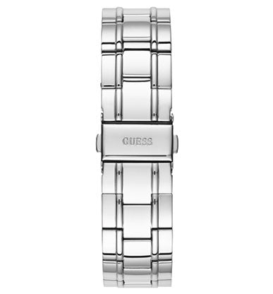 Guess Bedazzle Diamonds Silver Dial Silver Steel Strap Watch For Women - W1097L1 Buy Now By Guess