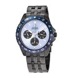 Guess Odyssey Quartz Blue Dial Gunmetal Steel Strap Watch For Men - W1107G5 Buy Now By Guess