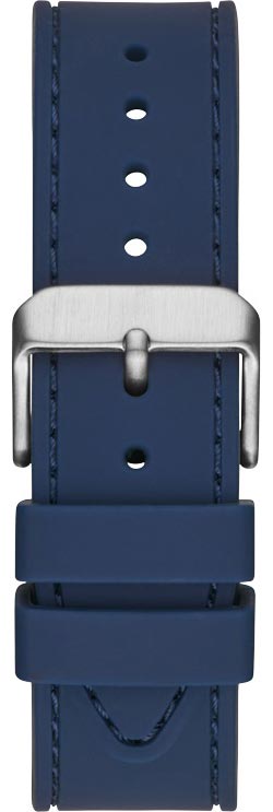 Guess Odyssey Multifunction Blue Dial Blue Rubber Strap Watch For Men - W1108G4 Buy Now By Guess