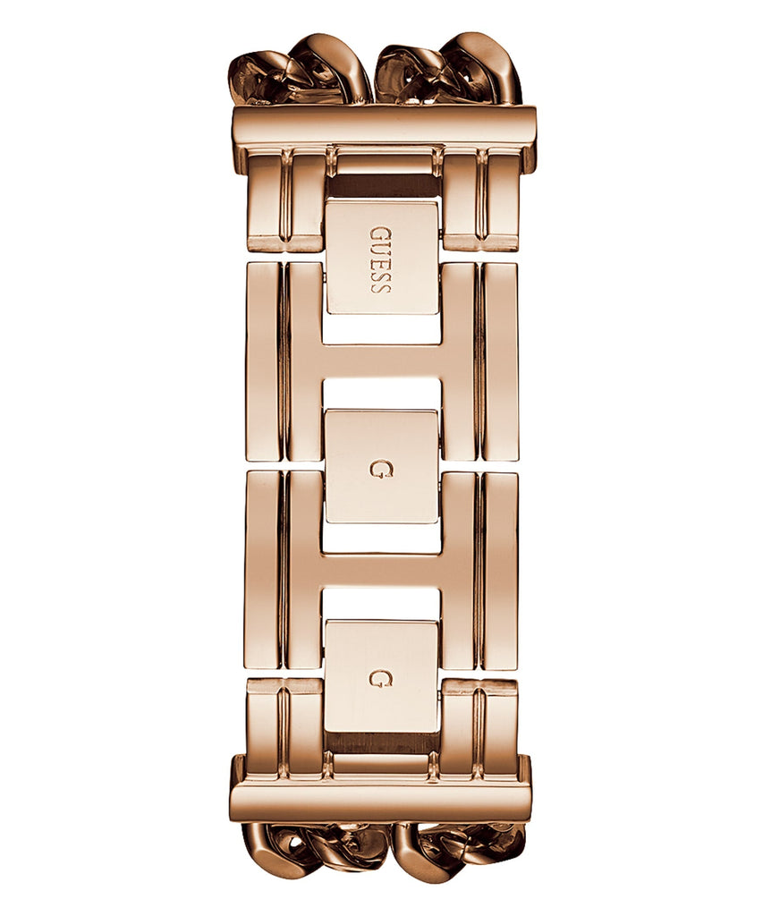 Guess Mod Heavy Metal Rose Gold Dial Rose Gold Steel Strap Watch For Women - W1117L3 Buy Now By Guess