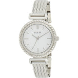 Guess Quartz Silver Dial Silver Mesh Bracelet Watch For Women - W1152L1 Buy Now By Guess