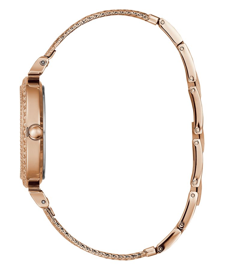 Guess Monroe Silver Dial Rose Gold Steel Strap Watch For Women - W1152L3 Buy Now By Guess