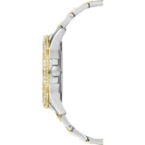 Guess Frontier Chronograph Crystals Gold Dial Two Tone Steel Strap Watch For Women - W1156L5 Buy Now By Guess