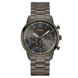 Guess Hendrix Chronograph Gunmetal Dial Gunmetal Steel Strap Watch for Men - W1309G3 Buy Now By Guess