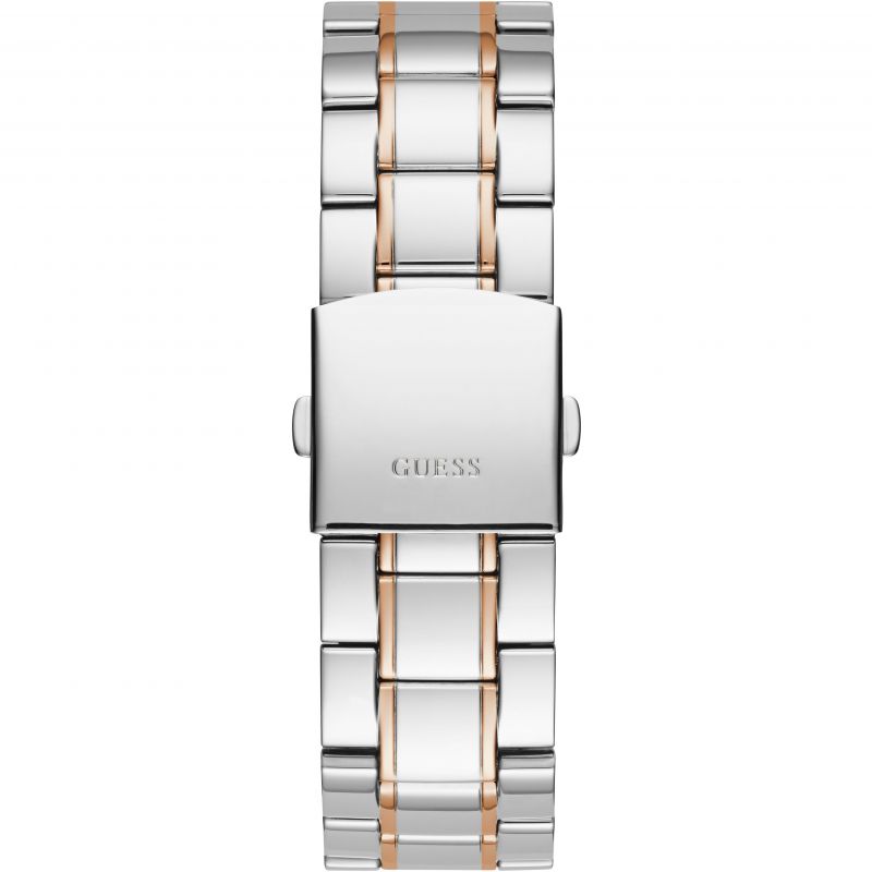 Guess Hendrix Chronograph Blue Dial Two Tone Steel Strap Watch for Men - W1309G4 Buy Now By Guess