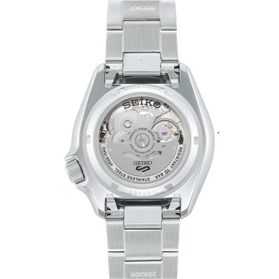 Seiko 5 Sports Automatic Blue Dial Silver Steel Strap Watch for Men - SRPK97K1 Buy Now By Seiko