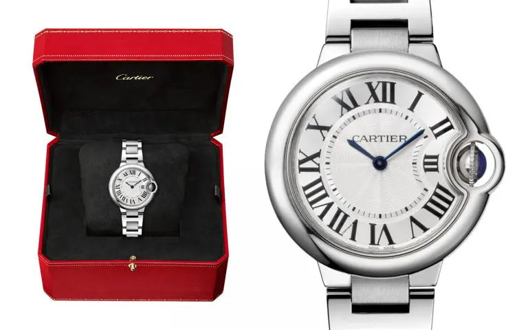 Cartier Ballen Bleu De Cartier Silver Dial Silver Steel Strap Watch for Women - W6920084 Buy Now By Cartier