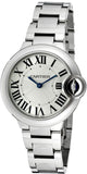 Cartier Ballen Bleu De Cartier Silver Dial Silver Steel Strap Watch for Women - W6920084 Buy Now By Cartier