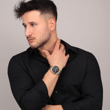 Maserati Competizione Chronograph Blue Dial Gold Steel Strap Watch For Men - R8853100026 Buy Now By Maserati