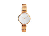 Calvin Klein Wavy White Dial Rose Gold Steel Strap Watch for Women - K9U23646 Buy Now By Calvin Klein