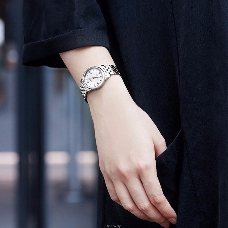 Tissot Le Locle Automatic Silver Dial Silver Steel Strap Watch For Women - T006.207.11.038.00 Buy Now By Tissot