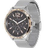 Tommy Hilfiger Gavin Chronograph Quartz Grey Dial Silver Mesh Bracelet Watch for Men - 1791466 Buy Now By Tommy Hilfiger