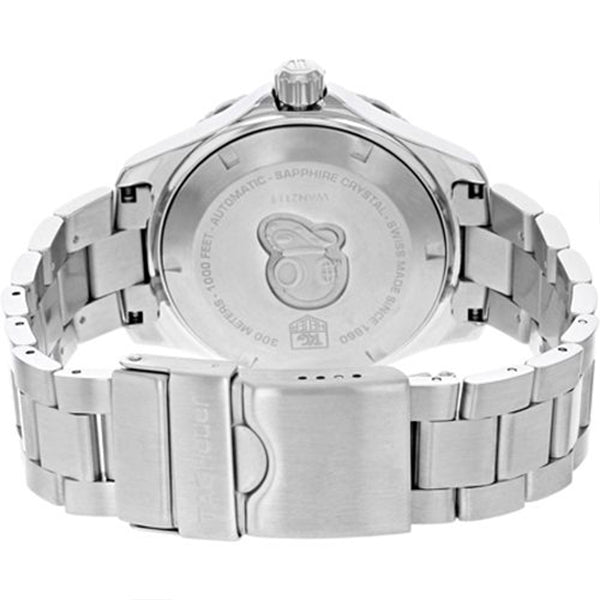 Tag Heuer Aquaracer Automatic Black Dial Silver Steel Strap Watch for Men - WAY2110.BA0928 Buy Now By Tag Heuer