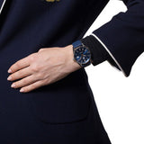 Tag Heuer Carrera Quartz Blue Dial Blue Calfskin Leather Strap Watch for Women - WAR1112.FC6391 Buy Now By Tag Heuer