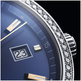 Tag Heuer Carrera Quartz Diamonds Blue Dial Blue Leather Strap Watch for Women - WAR1114.FC6391 Buy Now By Tag Heuer