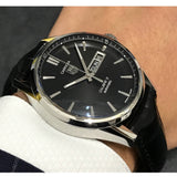 Tag Heuer Carrera Automatic 41mm Black Dial Black Leather Strap Watch for Men - WAR201A.FC6266 Buy Now By Tag Heuer