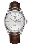 Tag Heuer Carrera Calibre 5 Automatic White Dial Brown Leather Strap Watch for Men - WAR201B.FC6291 Buy Now By Tag Heuer