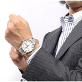 Tag Heuer Carrera Calibre 5 White Dial Silver Steel Strap Watch for Men - WAR201D.BA0723 Buy Now By Tag Heuer