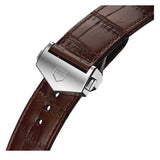 Tag Heuer Carrera Calibre 5 Automatic White Dial Brown Leather Strap Watch for Men - WAR201D.FC6291 Buy Now By Tag Heuer