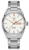 Tag Heuer Carrera Calibre 5 White Dial Silver Steel Strap Watch for Men - WAR201D.BA0723 Buy Now By Tag Heuer