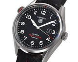 Tag Heuer Carrera Calibre 5 Drive Timer Black Dial Black Leather Strap Watch for Men - WAR2A10.FC6337 Buy Now By Tag Heuer