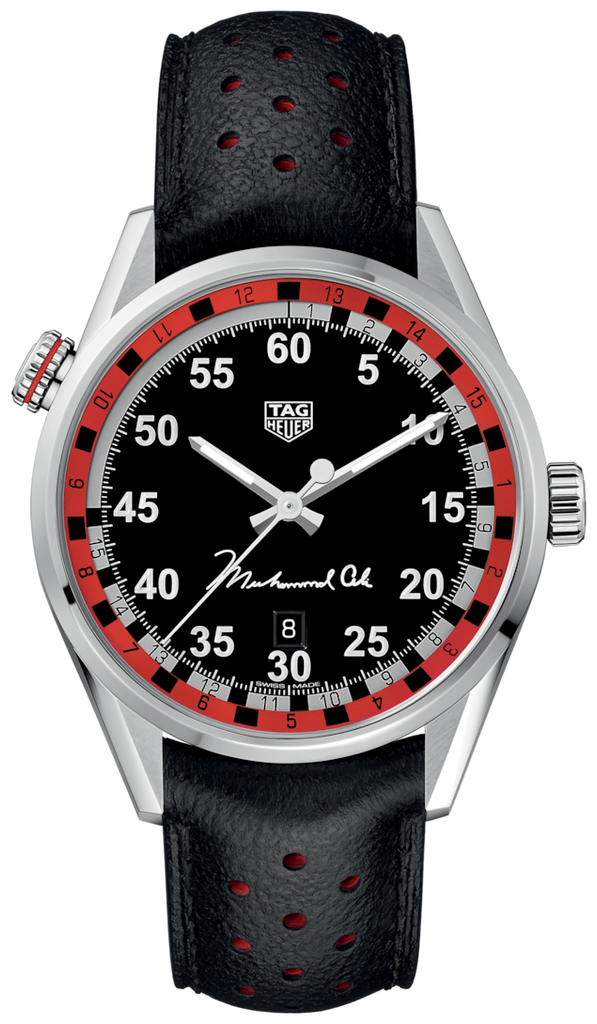 Tag Heuer Carrera Muhammad Ali Black Dial Watch for Men - WAR2A11.FC6337 Buy Now By Tag Heuer