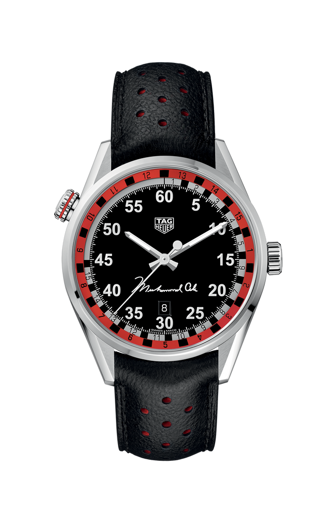 Tag Heuer Carrera Muhammad Ali Black Dial Watch for Men - WAR2A11.FC6337 Buy Now By Tag Heuer