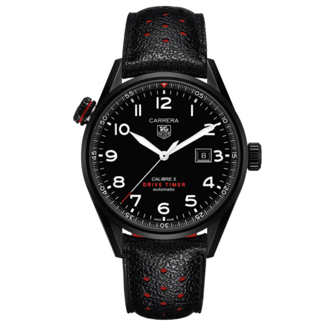 Tag Heuer Carrera Black Dial Watch for Men - WAR2A80.FC6337 Buy Now By Tag Heuer