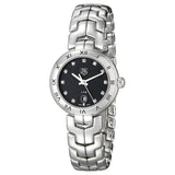 Tag Heuer Link Quartz Diamonds Black Dial Silver Steel Strap Watch for Women - WAT1410.BA0954 Buy Now By Tag Heuer