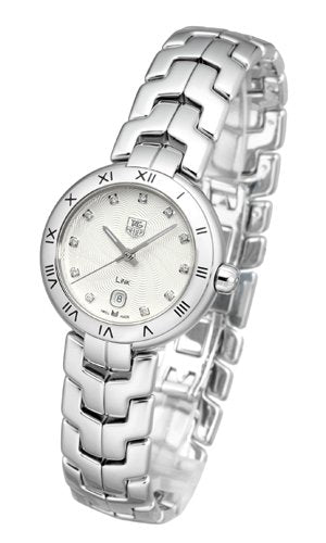 Tag Heuer Link Diamonds Mother of Pearl Dial Silver Steel Strap Watch for Women - WAT1411.BA0954 Buy Now By Tag Heuer