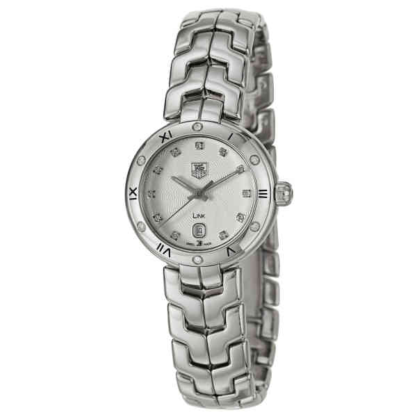 Tag Heuer Link Diamonds Silver Dial Silver Steel Strap Watch for Women - WAT1413.BA0954 Buy Now By Tag Heuer