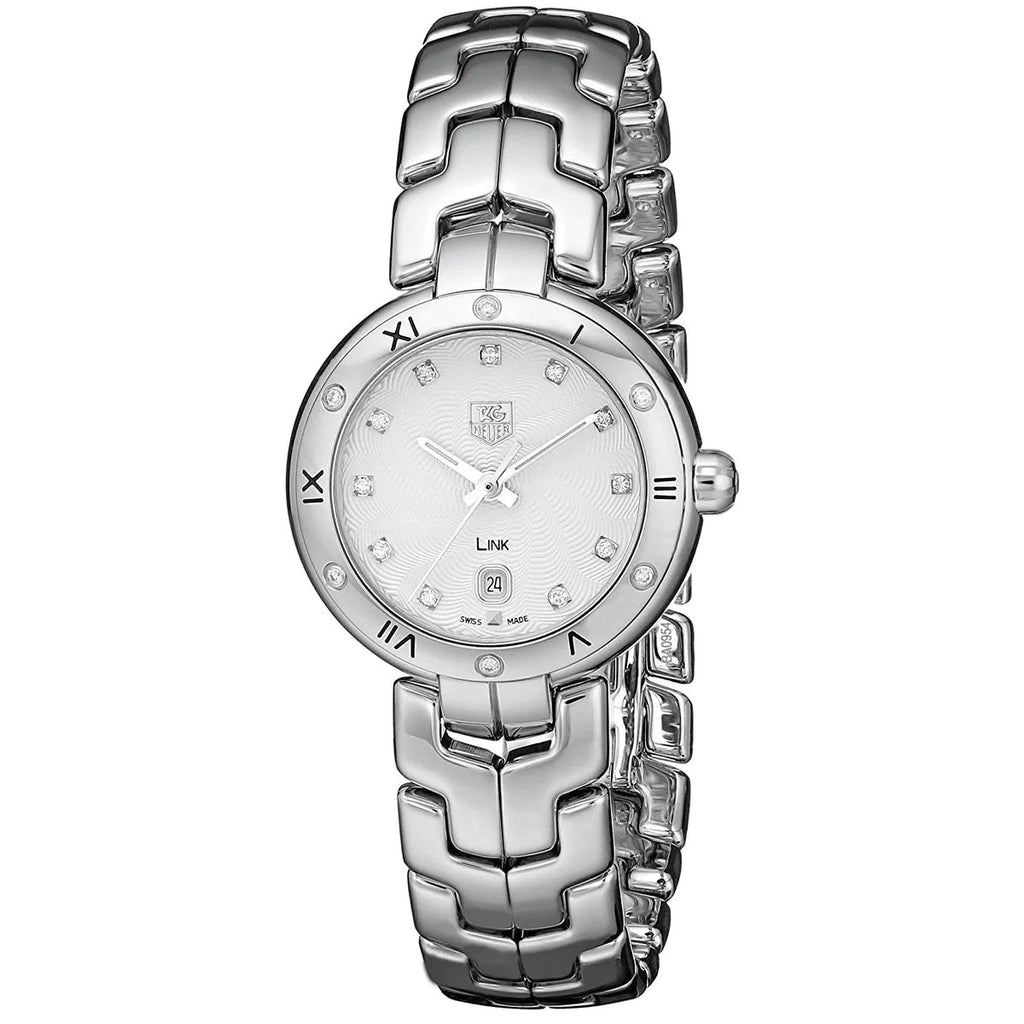 Tag Heuer Link Diamonds Silver Dial Silver Steel Strap Watch for Women - WAT1413.BA0954 Buy Now By Tag Heuer