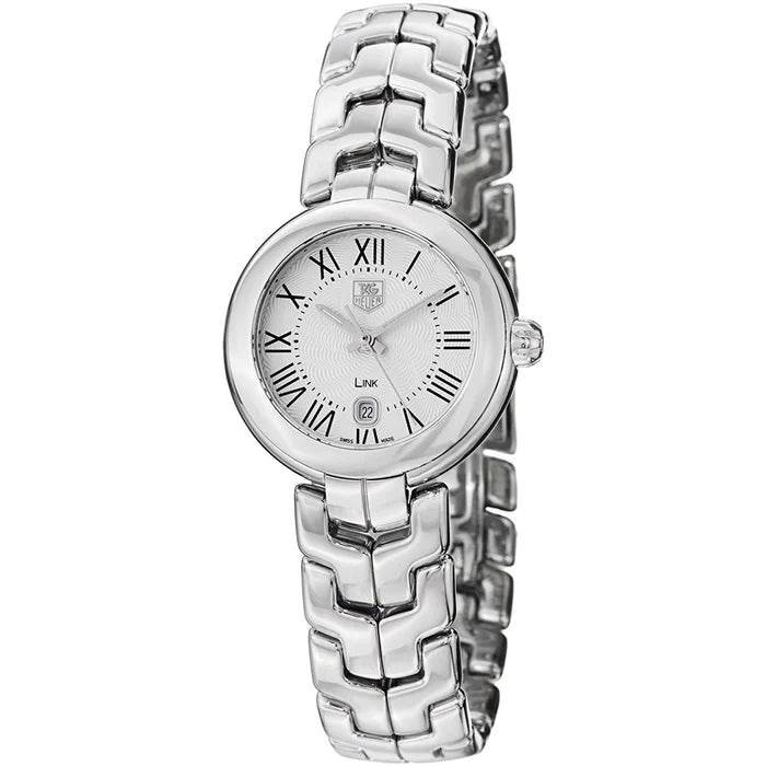 Tag Heuer Link Roman Numeral Silver Dial Silver Steel Strap Watch for Women - WAT1416.BA0954 Buy Now By Tag Heuer