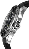Tag Heuer Aquaracer Quartz Black Dial Black Rubber Strap Watch for Men - WAY101A.FT6141 Buy Now By Tag Heuer