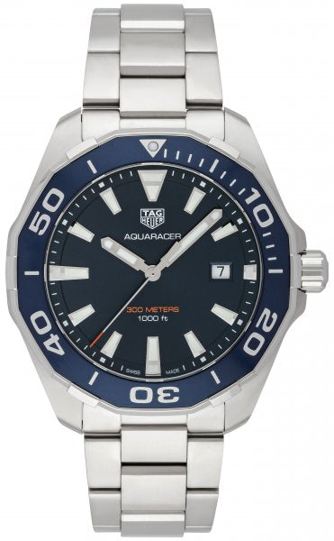 Tag Heuer Aquaracer Blue Dial Watch for Men - WAY101C.BA0746 Buy Now By Tag Heuer