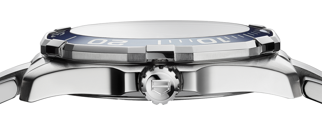 Tag Heuer Aquaracer Blue Dial Silver Steel Strap Watch for Men - WAY101C.BA0746 Buy Now By Tag Heuer