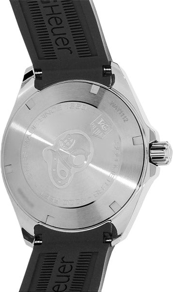 Tag Heuer Aquaracer Black Dial Black Rubber Strap Watch for Men - WAY111A.FT6151 Buy Now By Tag Heuer