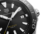 Tag Heuer Aquaracer Black Dial Silver Steel Strap Watch for Men - WAY111A.BA0928 Buy Now By Tag Heuer